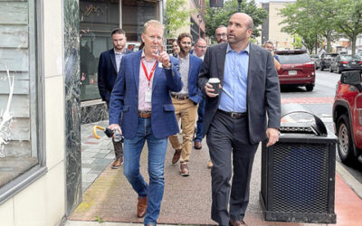 DCED Sec. Siger Tours Downtown Altoona